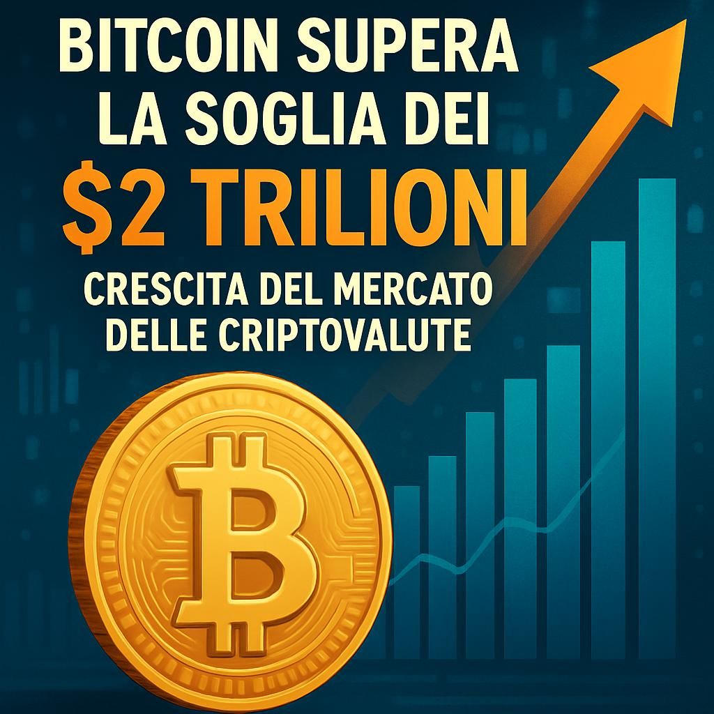 bitcoin ha superato la soglia dei 2 trilioni di dollari, segnando un importante traguardo nel mercato delle criptovalute e attirando l'attenzione degli investitori globali.