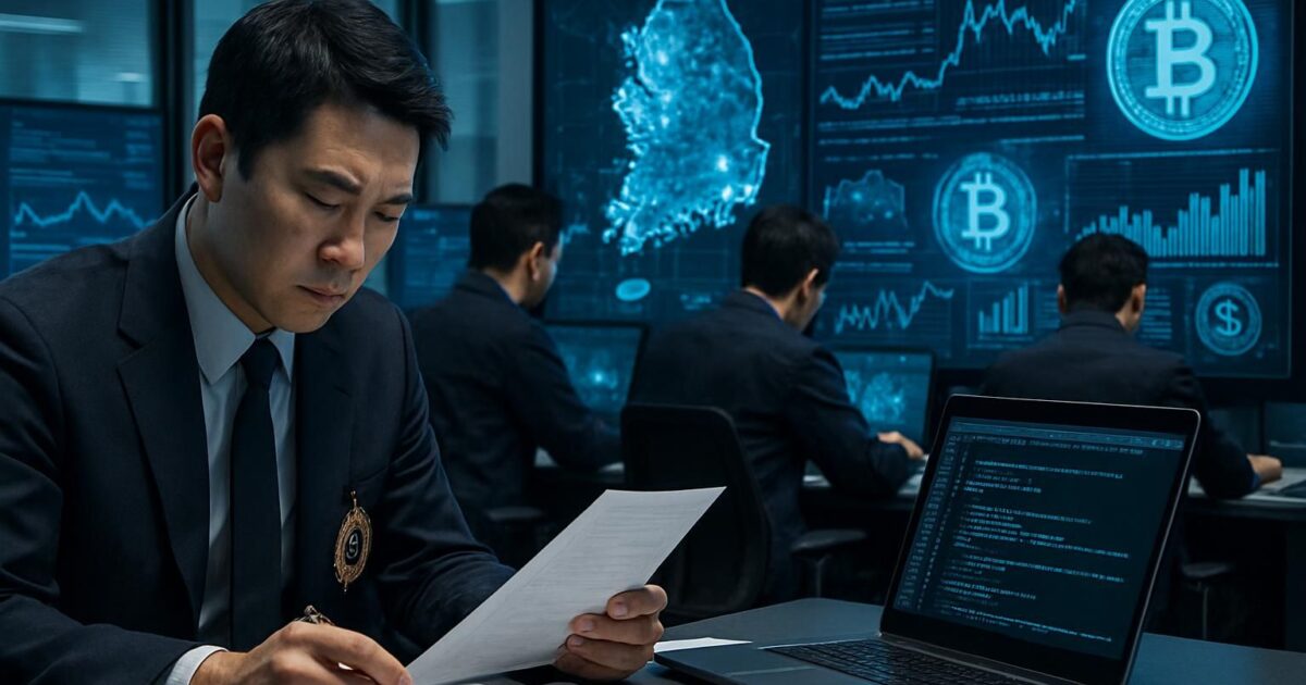 la corea del sud avvia un'indagine su un furto di criptovalute del valore di 4,8 milioni di dollari a seguito di una perdita di dati dall'agenzia delle entrate.