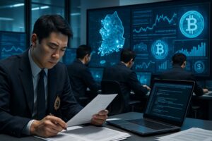 la corea del sud avvia un'indagine su un furto di criptovalute del valore di 4,8 milioni di dollari a seguito di una perdita di dati dall'agenzia delle entrate.