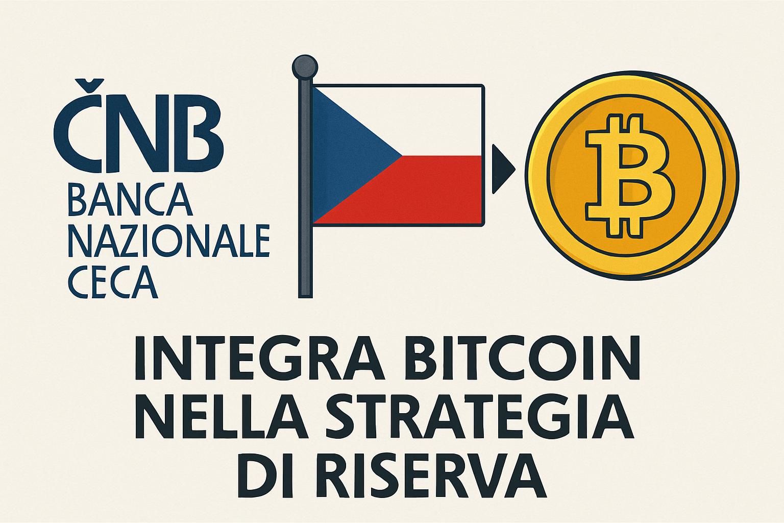 la banca nazionale ceca (cnb) rivoluziona la strategia di riserva integrando bitcoin, segnando un momento storico per l'eurozona e le sue politiche finanziarie.