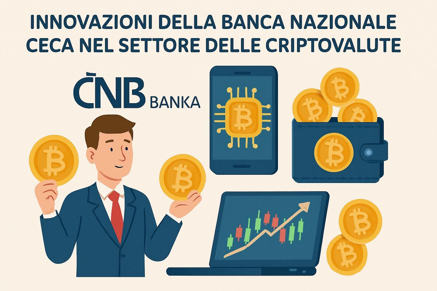 la banca nazionale ceca (cnb) fa storia nell'eurozona integrando bitcoin nella sua strategia di riserva, segnando una svolta significativa nelle politiche finanziarie europee.