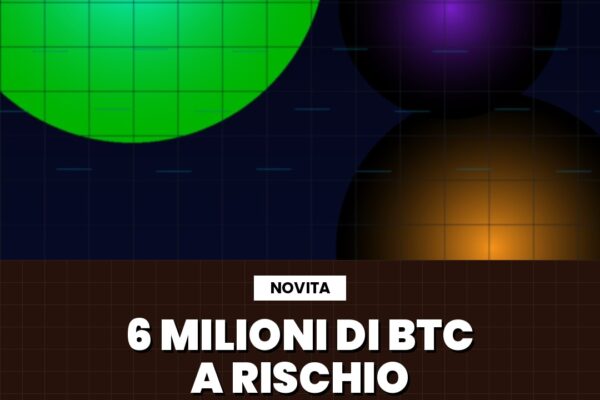 6 milioni di Bitcoin a rischio quantistico — Glassnode rivela il 30% della supply esposta